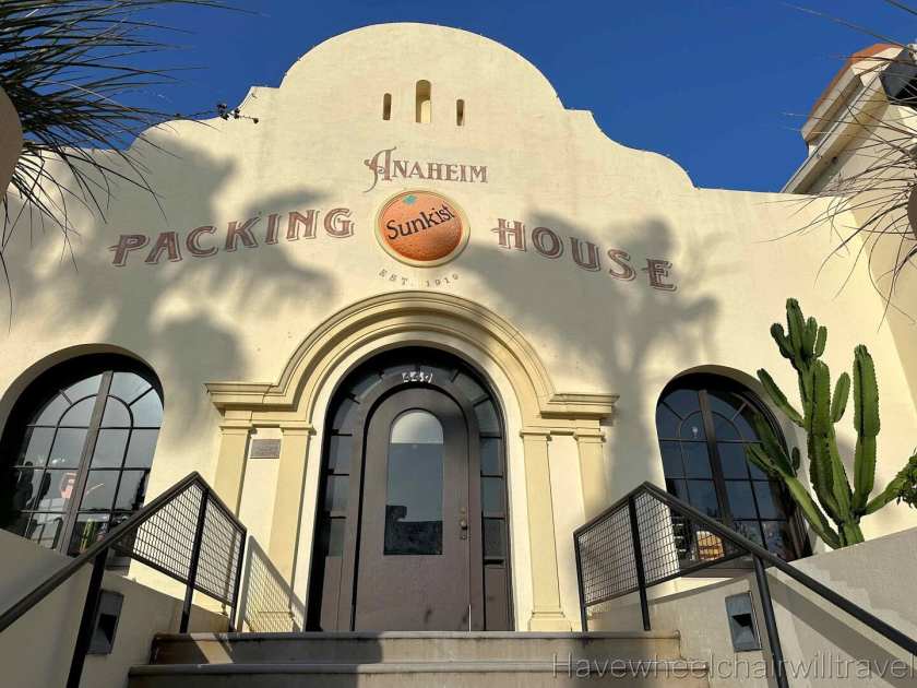 Five of the best things to do in Anaheim - Packing House District - Have Wheelchair Will Travel