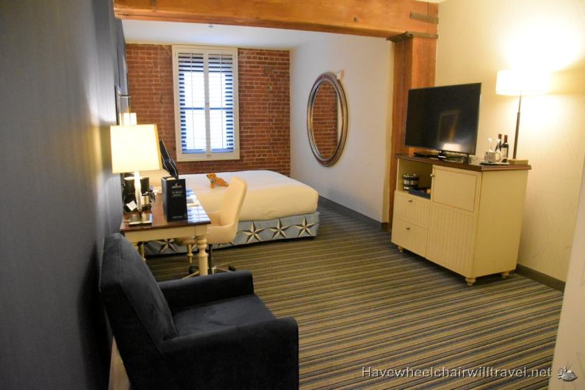 Argonaut Hotel accessible room - Have Wheelchair Will Travel