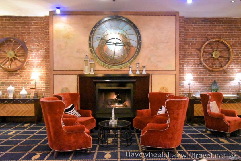 Argonaut Hotel Lobby - accessible San Francisco - Have Wheelchair Will Travel