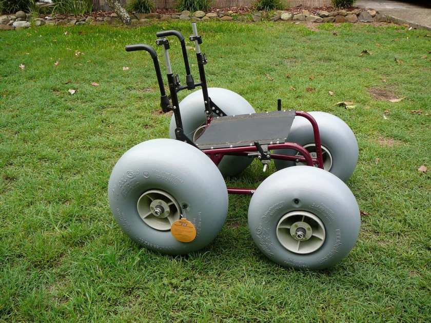 Beachwheels Australia beach wheelchair conversion kit