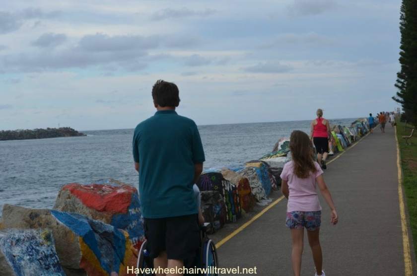 Breakwall - Port Macquarie wheelchair accessible travel guide - Have Wheelchair Will Travel 