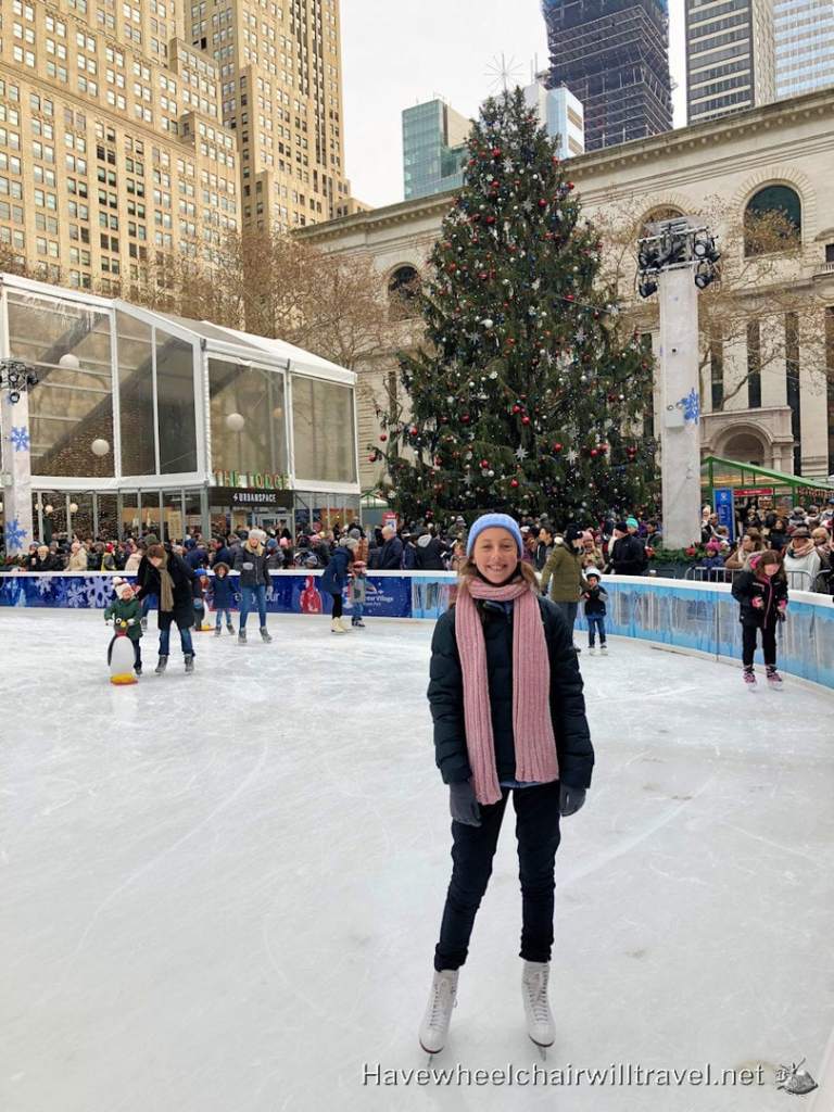 Byrant Park Skating - Have Wheelchair Will Travel