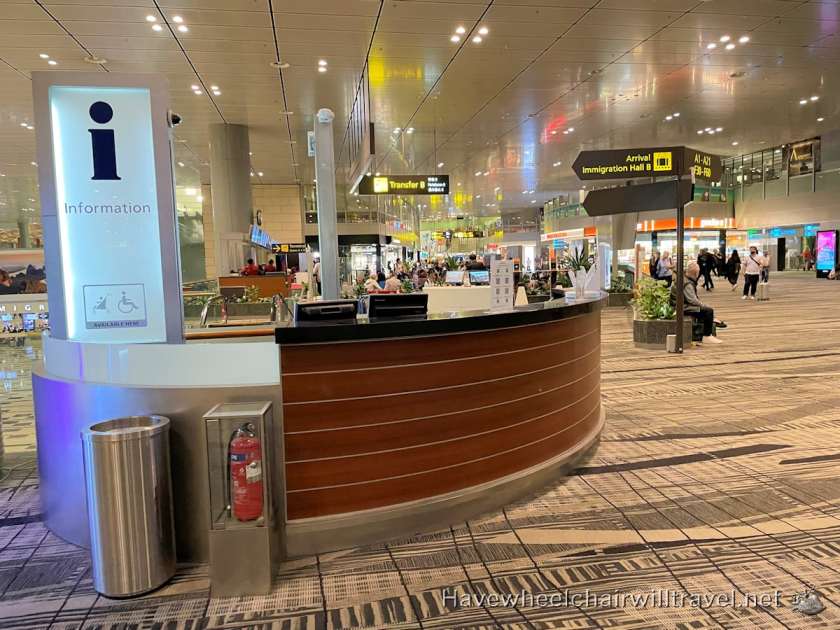 Changi Airport Singapore - accessibility - Have Wheelchair Will Travel