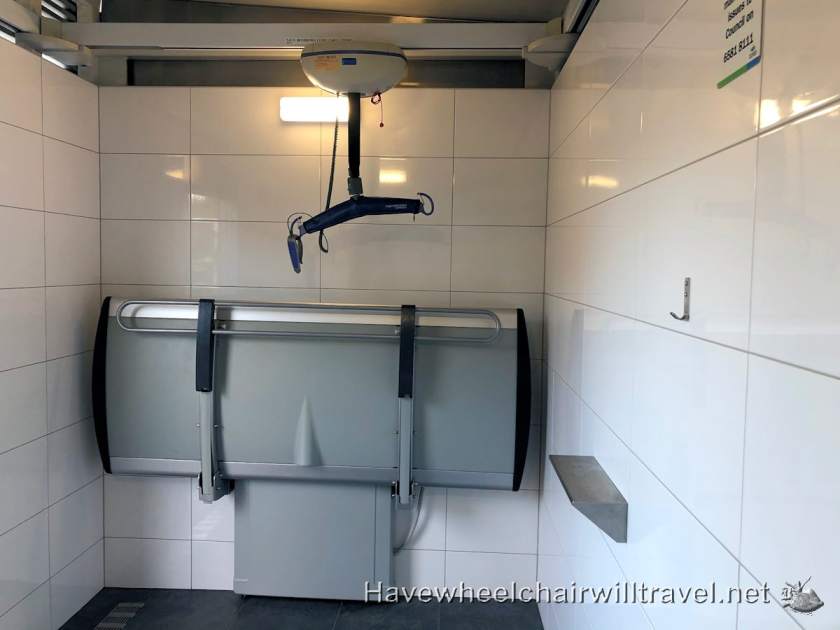 Changing Places bathroom - wheelchair accessible guide to Port Macquarie - Have Wheelchair Will Travel 
