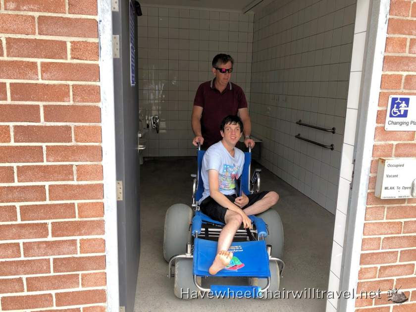 Caves Beach Changing Places bathroom - Have Wheelchair Will Travel 