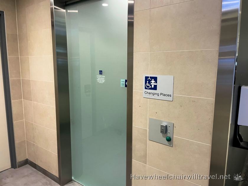 Sydney International Airport -Changing Places bathroom - Have Wheelchair Will Travel