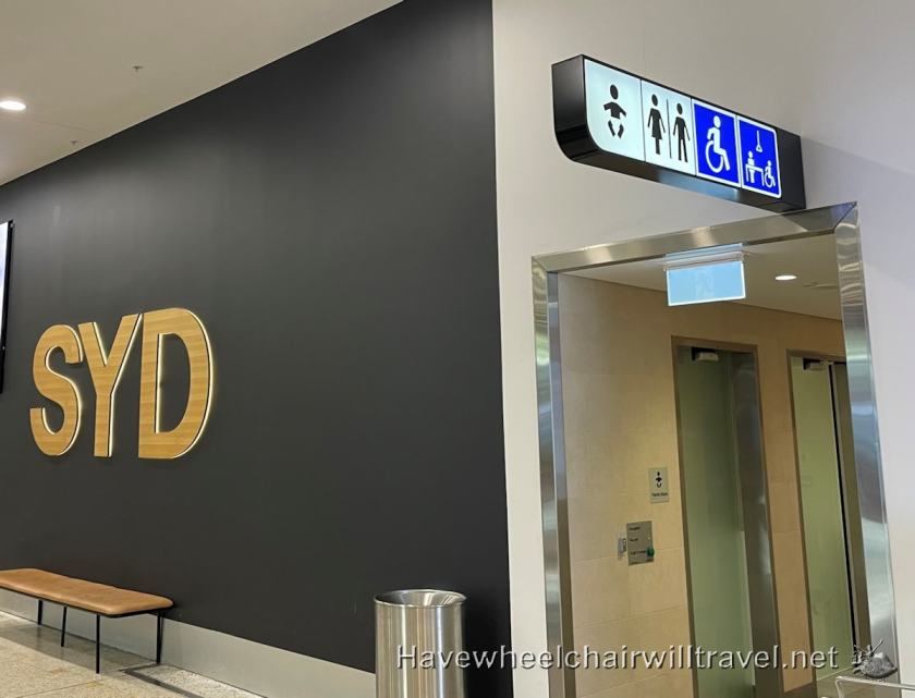 Sydney International Airport - Changing Places bathroom