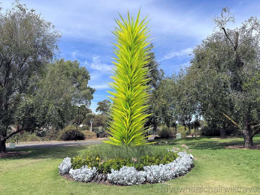 Chihuly exhibition review Adelaide Botanic Gardens - Have Wheelchair Will Travel