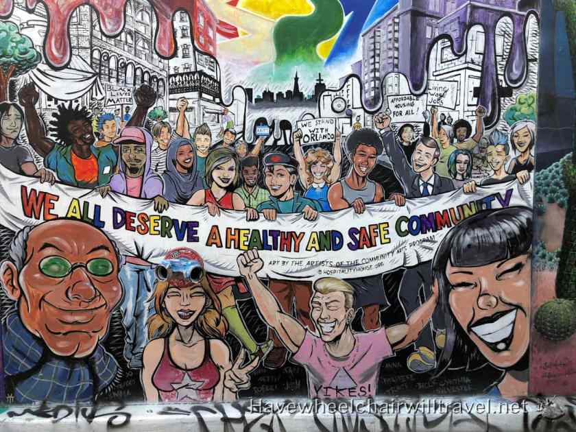 Clarion Alley - Creativity Explored accessible art San Francisco - Have Wheelchair Will Travel