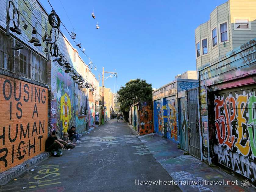 Clarion Alley - Creativity Explored accessible art San Francisco - Have Wheelchair Will Travel