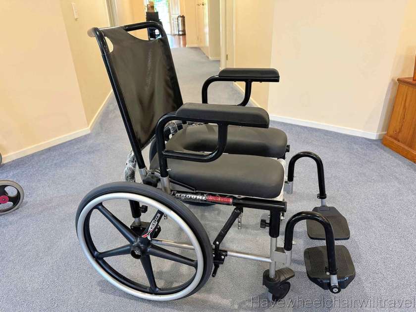 Lagooni Traveller - travel commode & shower chair - Have Wheelchair Will Travel