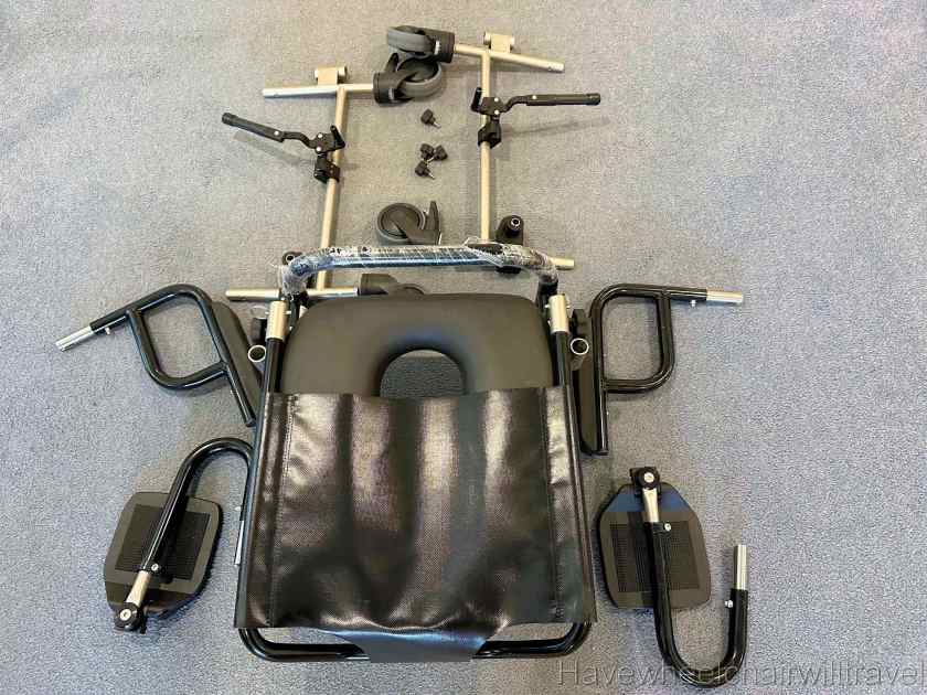 Lagooni Traveller - travel commode & shower chair - Have Wheelchair Will Travel