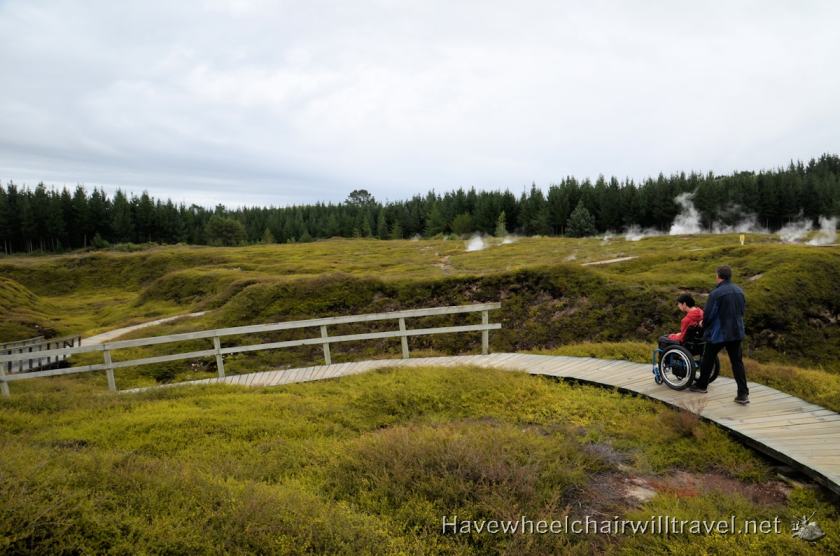 Craters of the Moon Geothermal Walk - Accessible New Zealand - Have Wheelchair Will Travel 