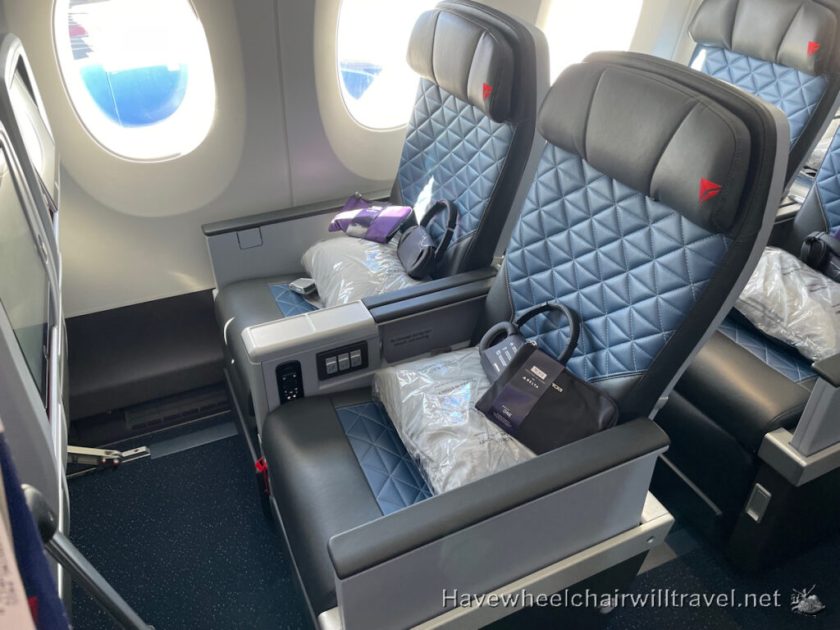 Delta Airlines Premium Select review - Have Wheelchair Will Travel