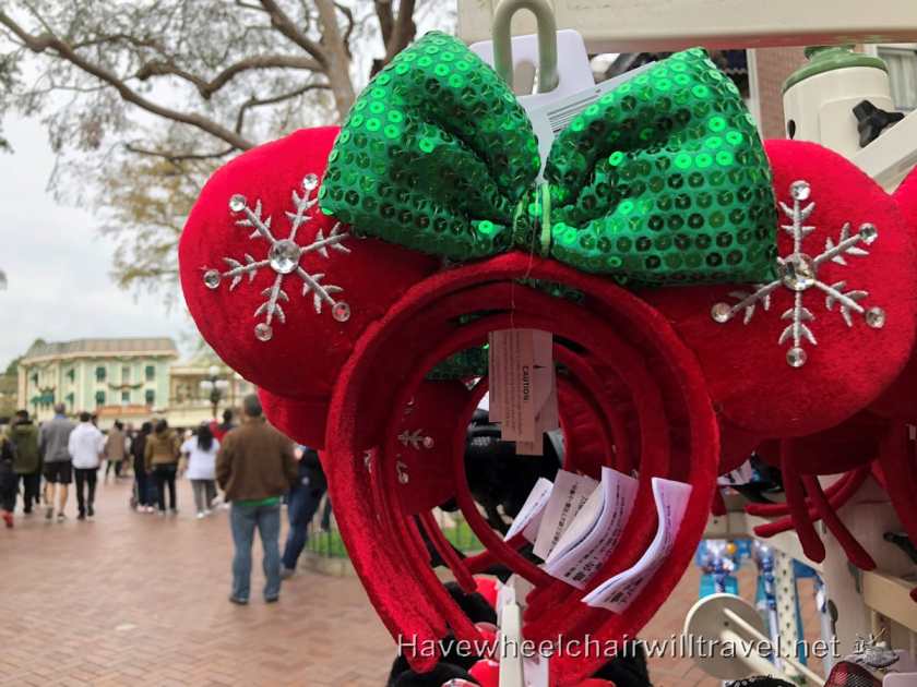 Disneyland at Christmas - merchandise - Have Wheelchair Will Travel