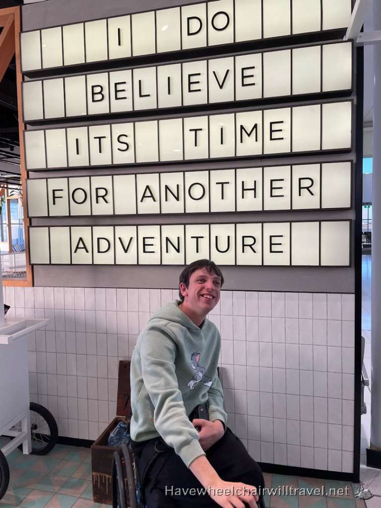 Braeden's first flight in 3 years - Gold Coast getaway - Have Wheelchair Will Travel 