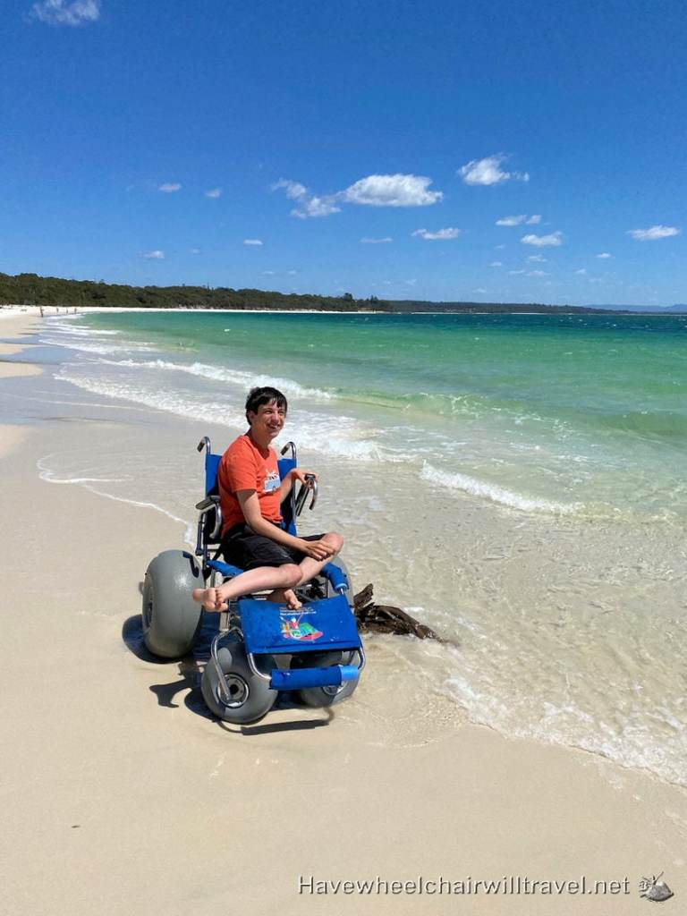 Green Patch beach - beach wheelchair - Have Wheelchair Will Travel 
