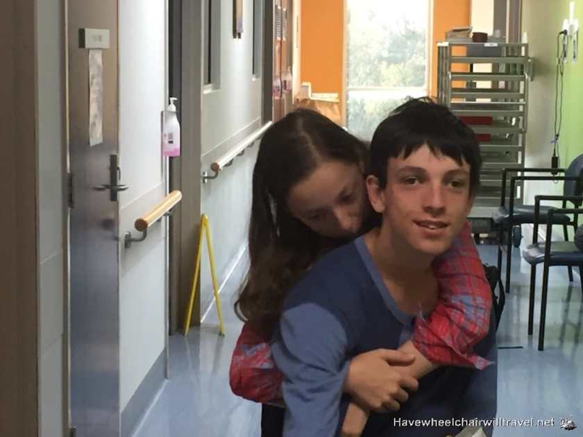 BJ got lots of cuddles throughout his hospital stay.