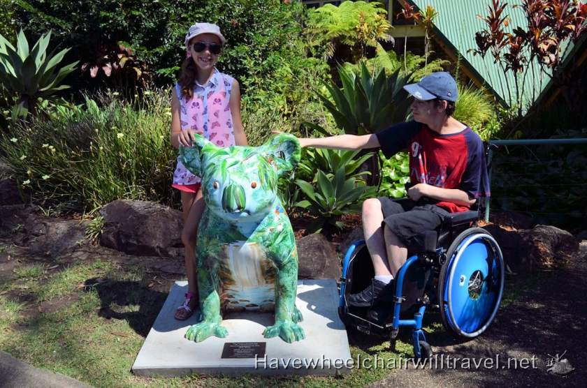 Koala sculpture trail - wheelchair accessible guide Port Macquarie - Have Wheelchair Will Travel 