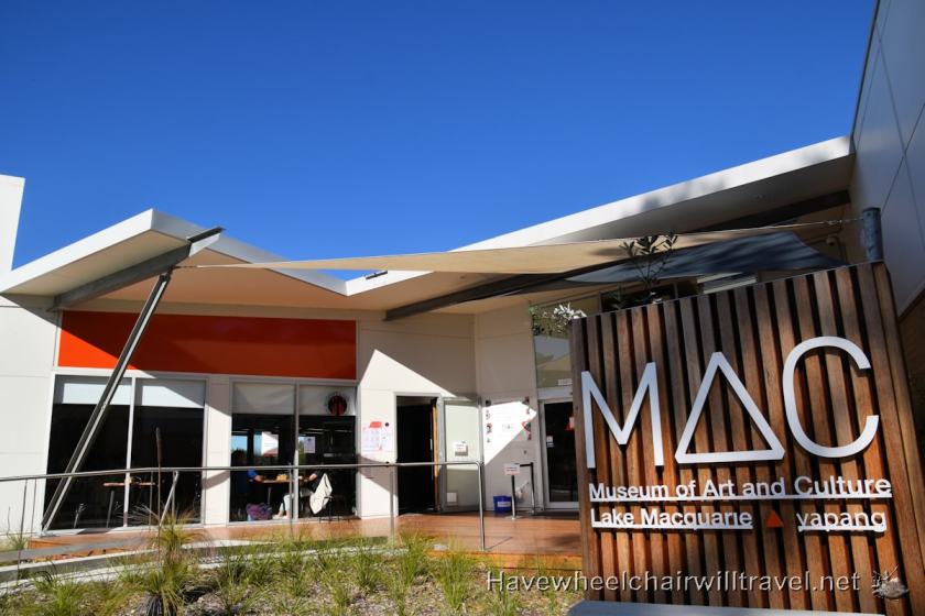 Museum of Art and Culture - MAC - Accessible Lake Macquarie - Have Wheelchair Will Travel