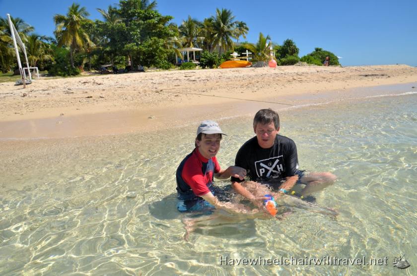 Malamala Beach Club Fiji - water fun - Have Wheelchair Will Travel