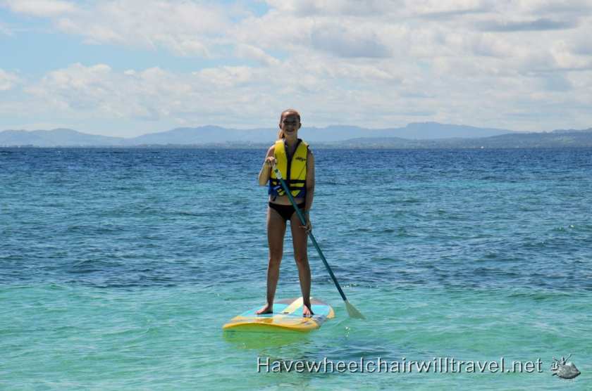 Malamala Beach Club Fiji - paddle boarding - Have Wheelchair Will Travel