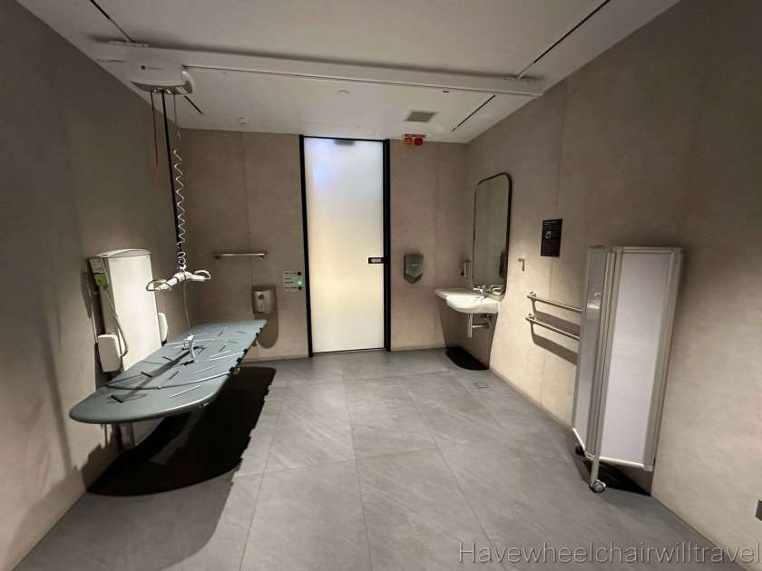 Melbourne Domestic Airport - Changing Places bathroom Qantas Terminal