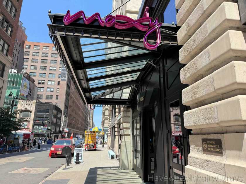 Moxy Time Square New York review - Have Wheelchair Will Travel