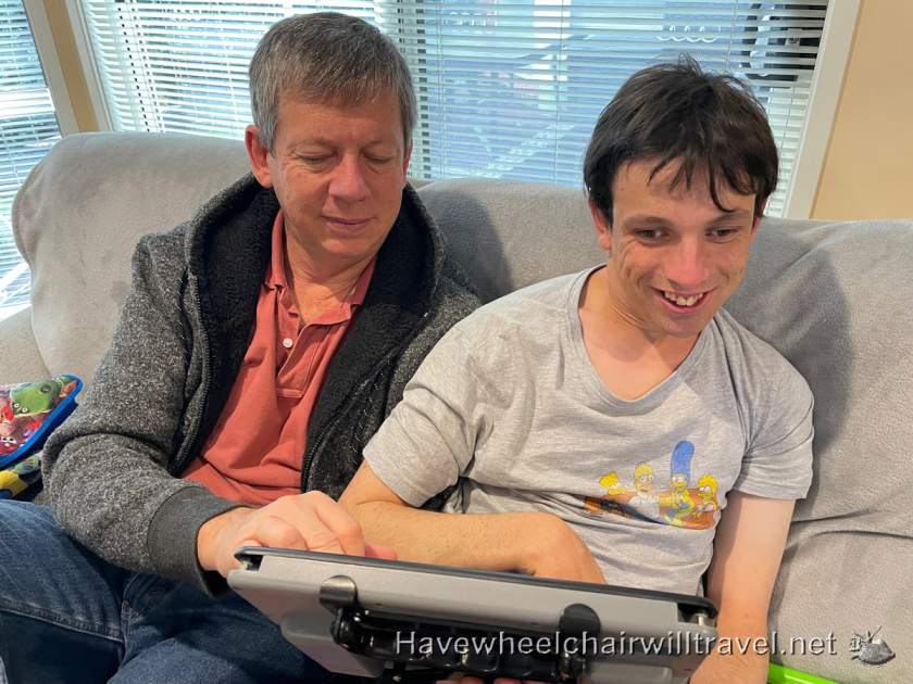 Sharing daily adventures and travel news with iPhone and Pictello - Have Wheelchair Will Travel