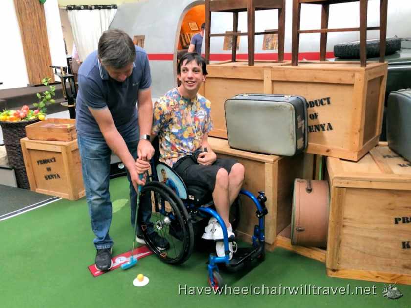 Putt Planet mini-golf - Have Wheelchair Will Travel