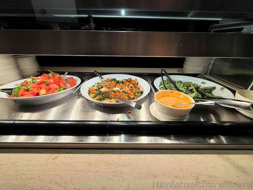 Qantas Business Class Lounge LAX review - Have Wheelchair Will Travel