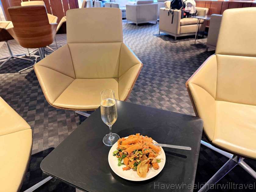 Qantas Business Class Lounge LAX review - Have Wheelchair Will Travel
