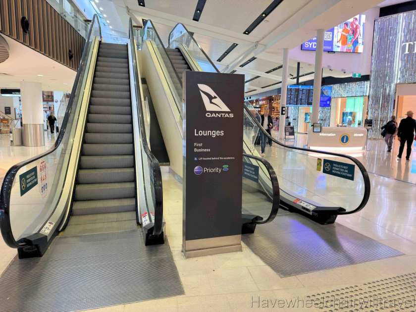 Review - Qantas International Business Class Lounge, Sydney - Have Wheelchair Will Travel