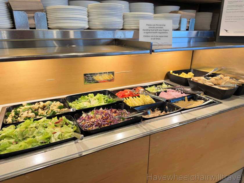 Review - Qantas International Business Class Lounge, Sydney - Have Wheelchair Will Travel