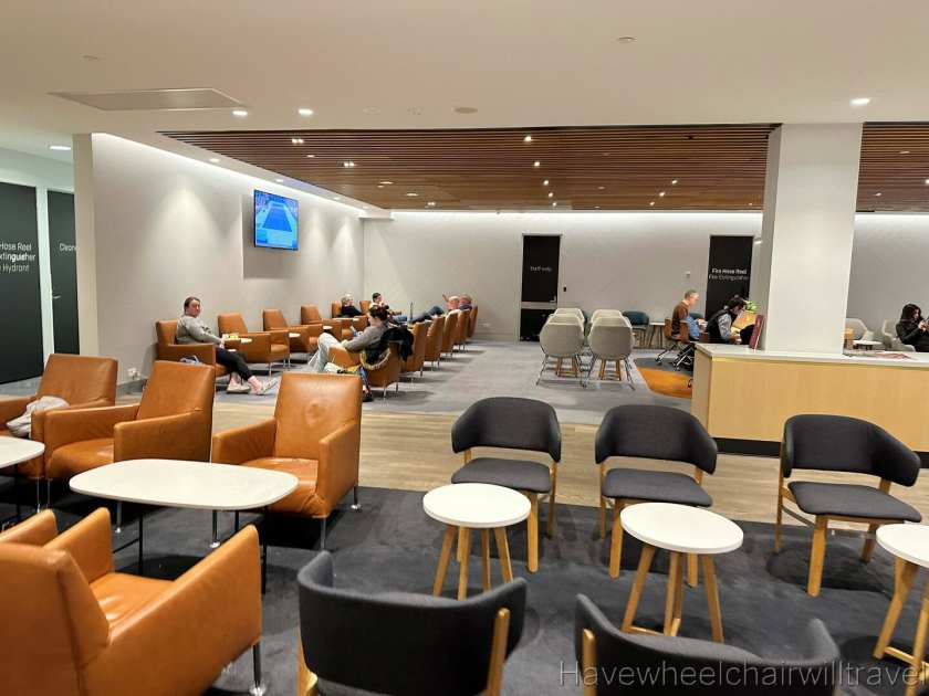 Qantas Club lounge Melbourne Domestic Airport review - Have Wheelchair Will Travel 