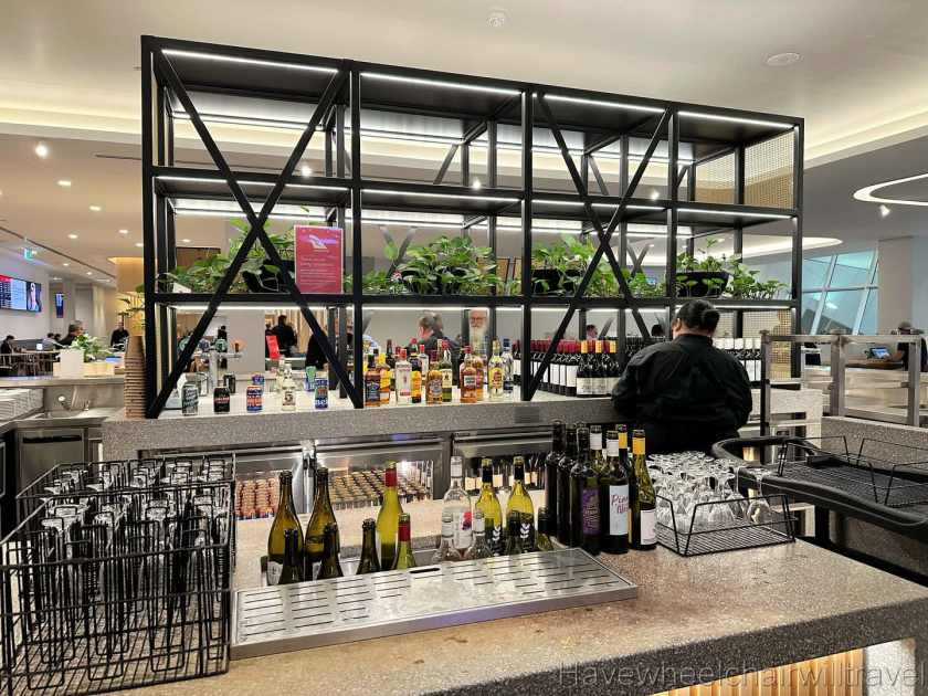 Qantas Club lounge Melbourne Domestic Airport review - Have Wheelchair Will Travel