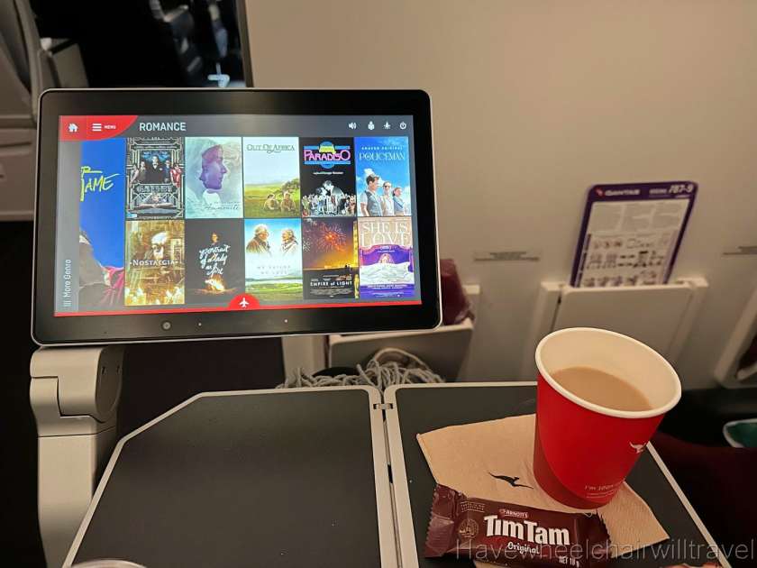 Qantas economy class review - Have Wheelchair Will Travel