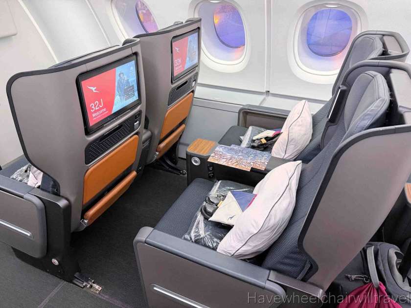 Qantas Airbus A380 Premium Economy class review- Have Wheelchair Will Travel