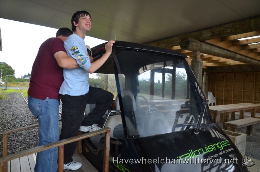 Rail Cruising Rotorua - accessible New Zealand - Have Wheelchair Will Travel