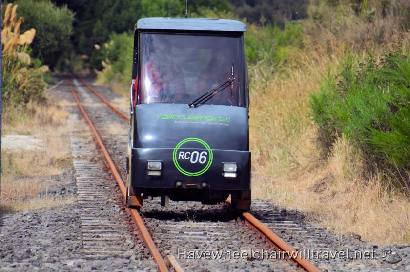 Rail Cruising Rotorua - accessible New Zealand - Have Wheelchair Will Travel