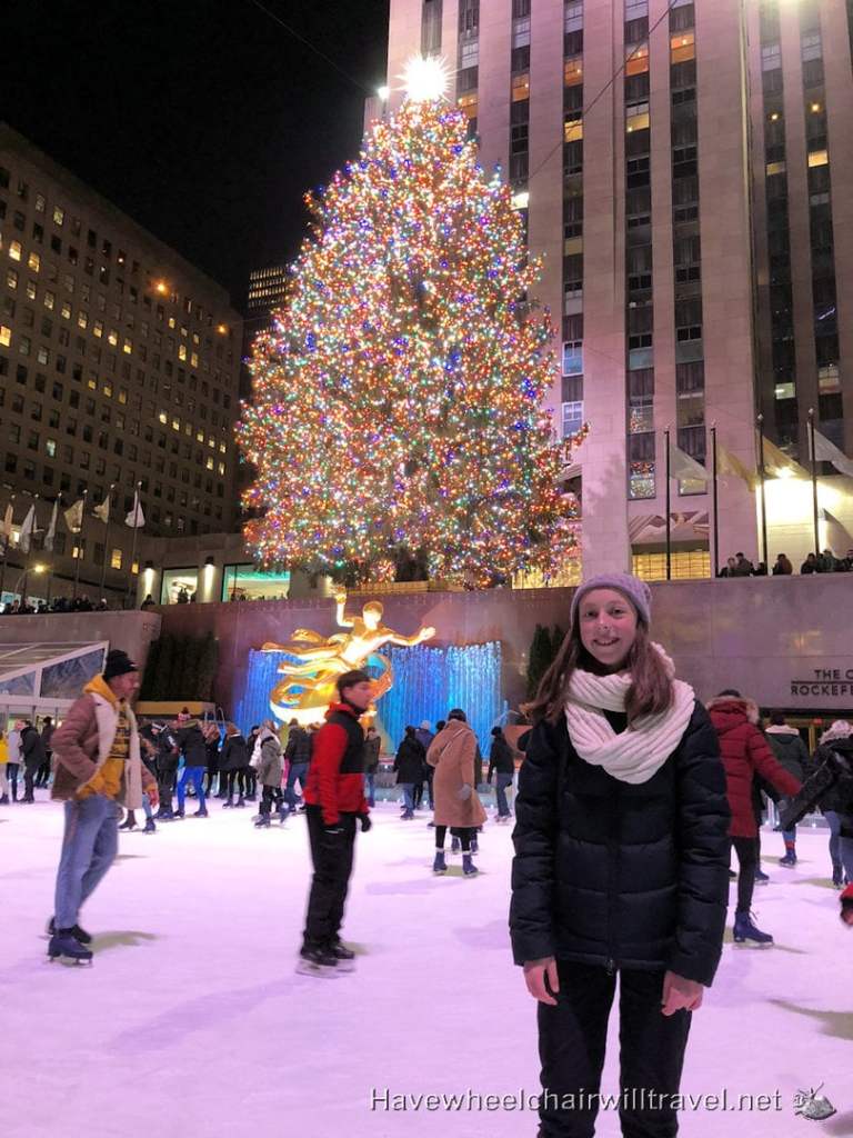Rockefeller Plaza Christmas Tree - Have Wheelchair Will Travel
