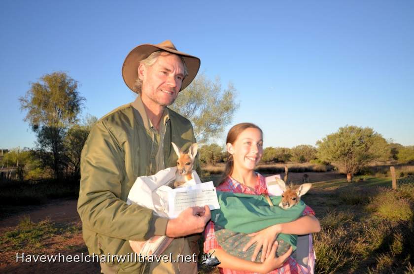 Kangaroo Sanctuary Alice Springs - wheelchair accessible Northern Territoryritory - Have Wheelchair Will Travel 