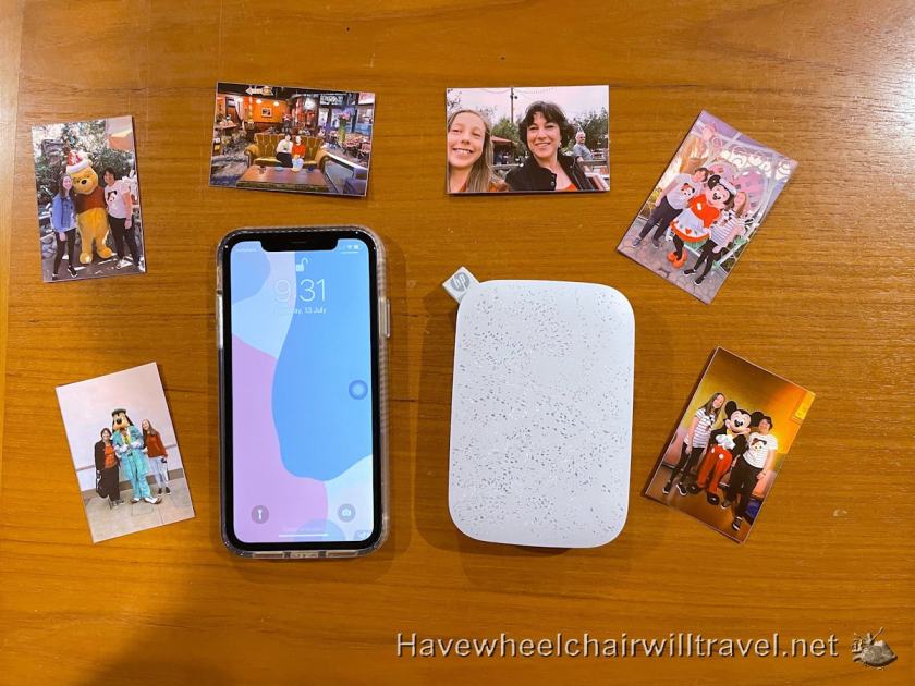 Fun way to keep holiday memories - HP Sprocket - Have Wheelchair Will Travel