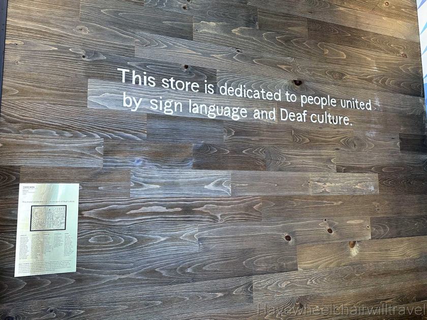 Starbucks Washington DC - first signing store in the US - Have Wheelchair Will Travel