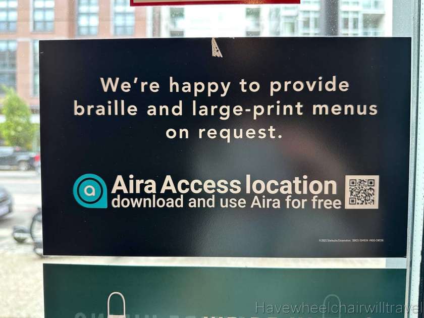 Starbucks Washington DC - first signing store in the US - Have Wheelchair Will Travel