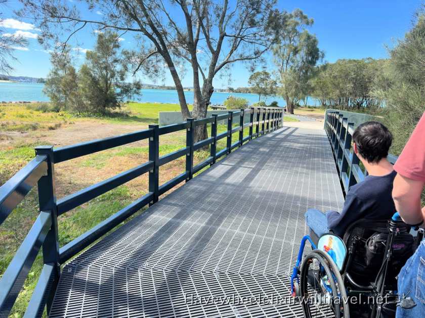 Swansea Foreshore Boardwalk - accessible Lake Macquarie - Have Wheelchair Will Travel