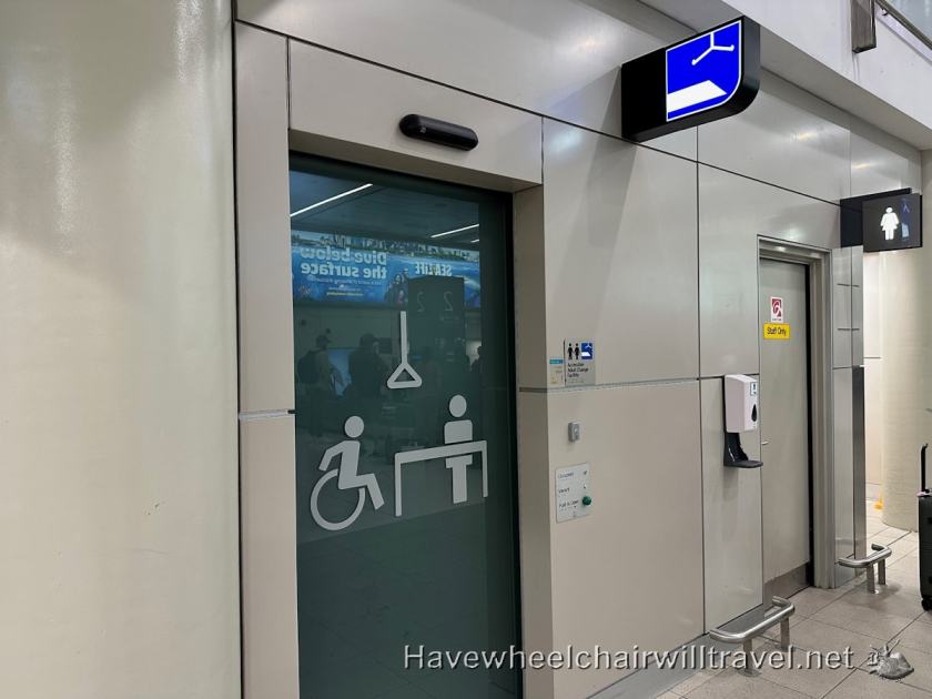 Sydney Domestic Airport Changing Places Bathroom - Have Wheelchair Will Travel