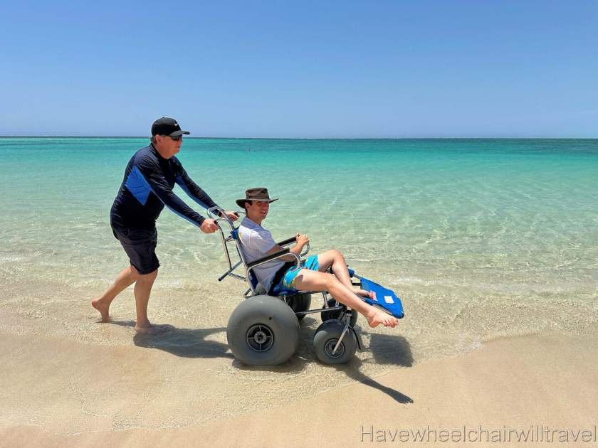 Turquoise Bay, Western Australia - beach accessibility - Have Wheelchair Will Travel