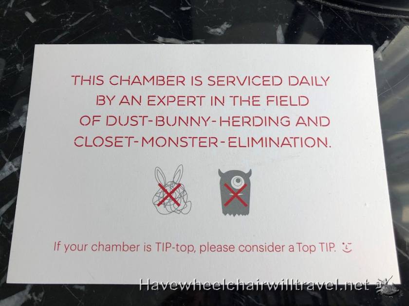 Virgin Hotel San Francisco - accessible accommodation San Francisco - Have Wheelchair Will Travel