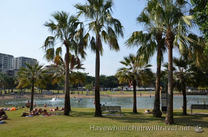 Darwin's Recreation Lagoon - accessible Northern Territory - Have Wheelchair Will Travel